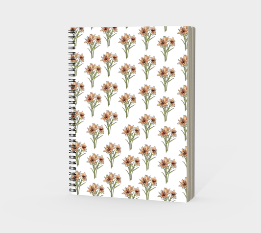 Prairie Lily Spiral Notebook