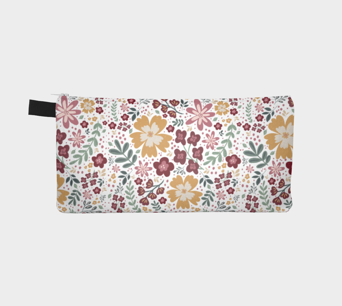 Floral Pencil Case