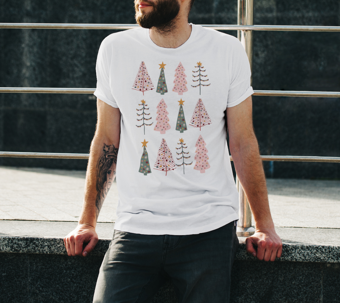 Christmas Tree Pattern T-Shirt