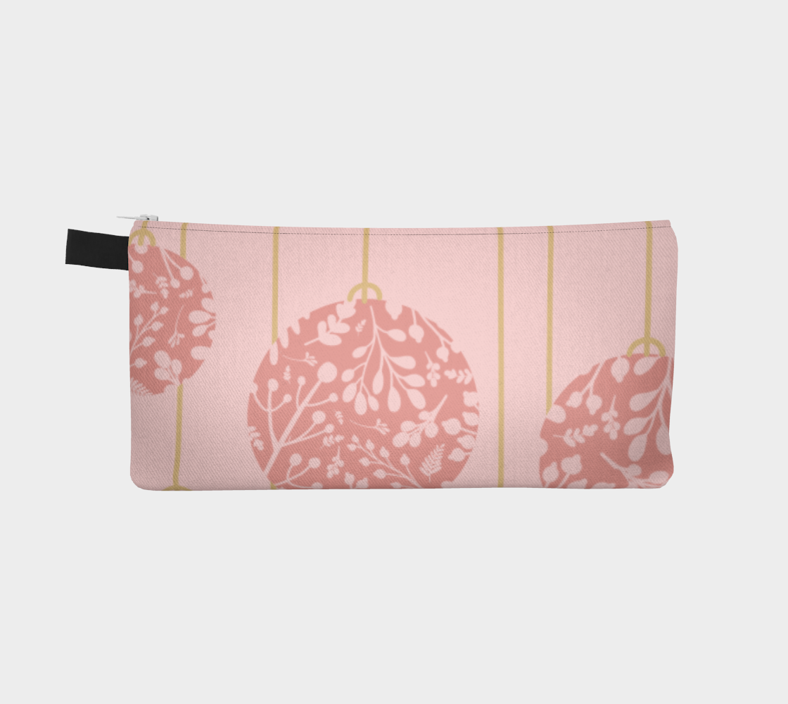 Pink Ornament Pencil Case