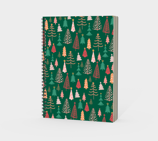 Christmas Tree Spiral Notebook