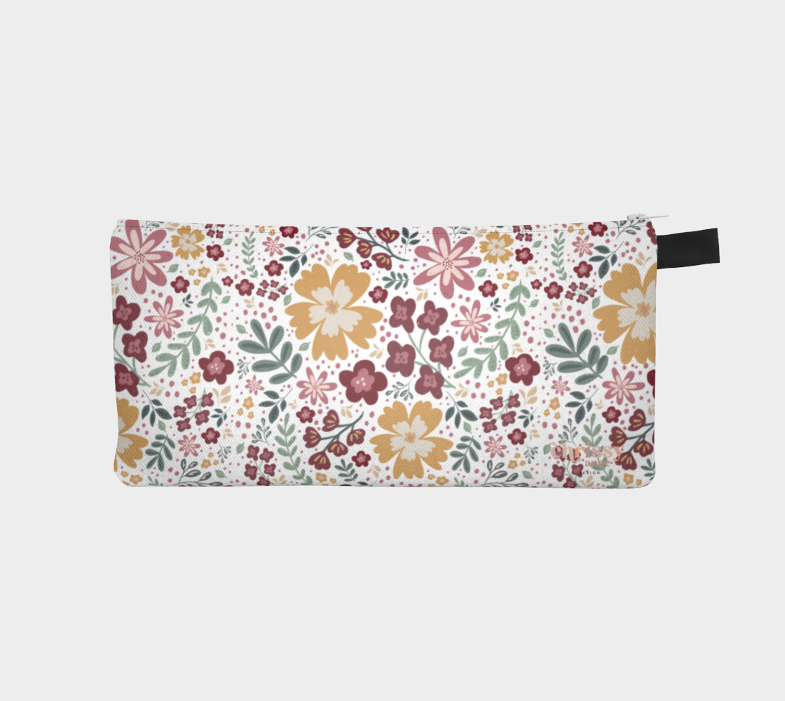 Floral Pencil Case