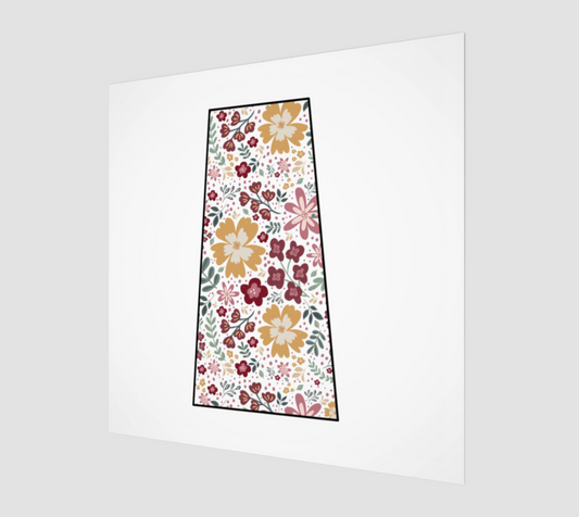 Sk Floral Art Print