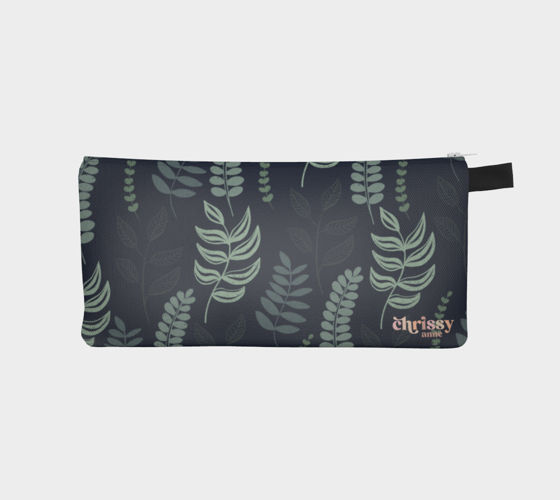 Botanical Leaves Pencil Case