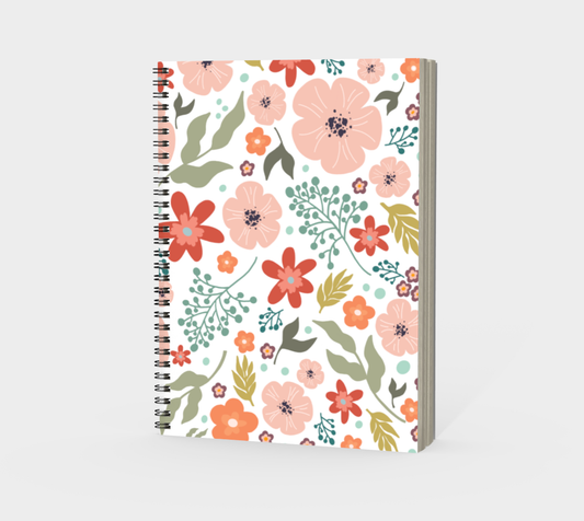 Floral II Spiral Notebook