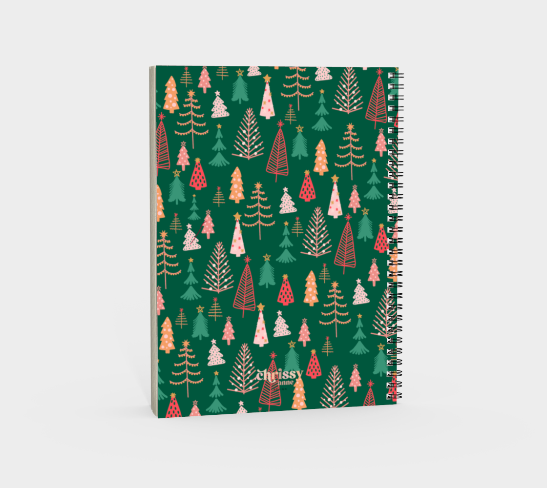 Christmas Tree Spiral Notebook