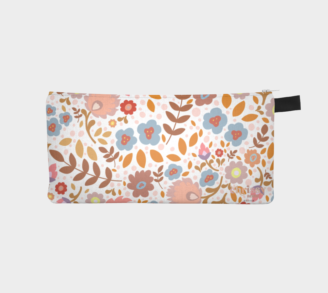 Autumn Polish Folk Art Pencil Case