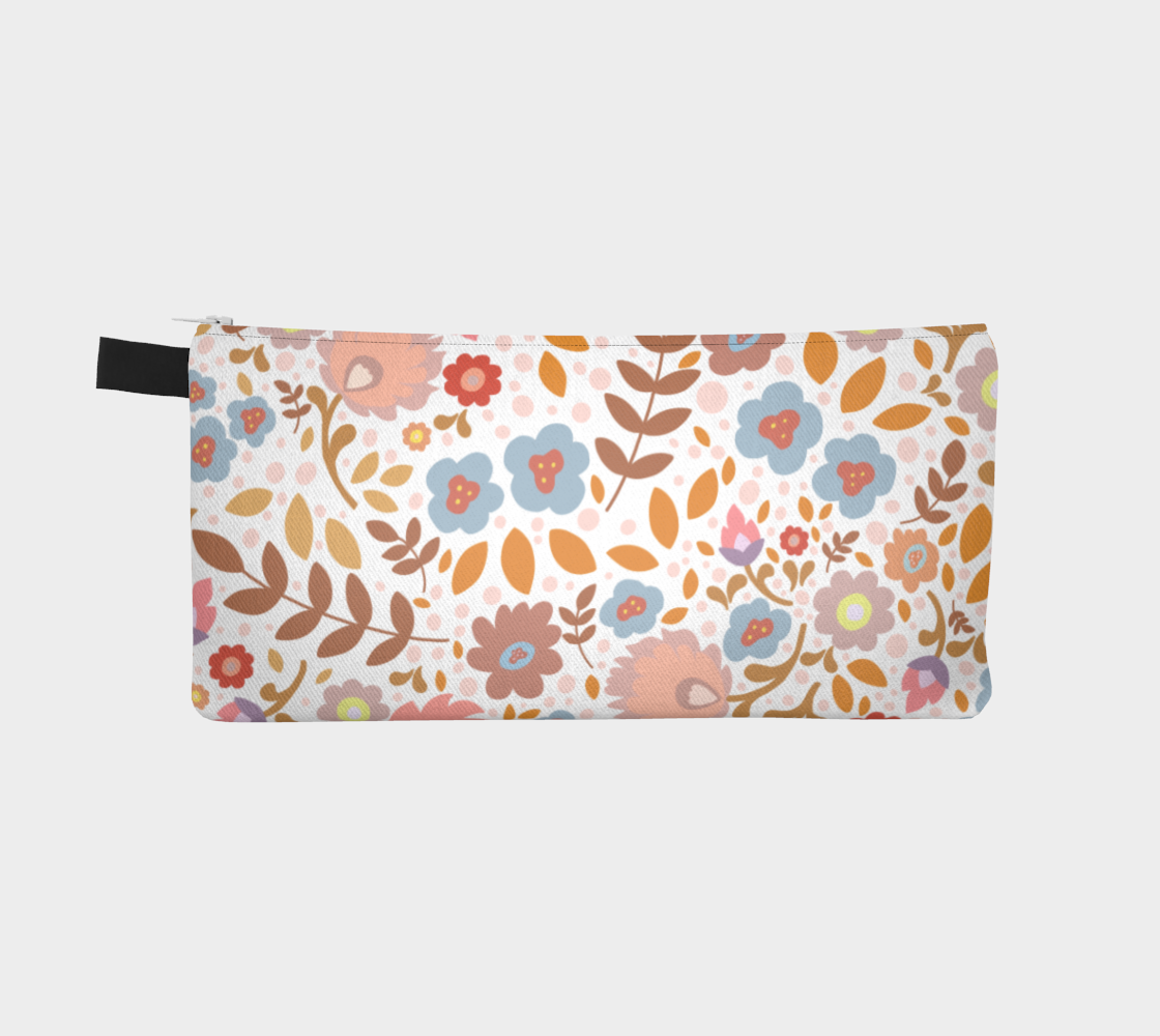 Autumn Polish Folk Art Pencil Case