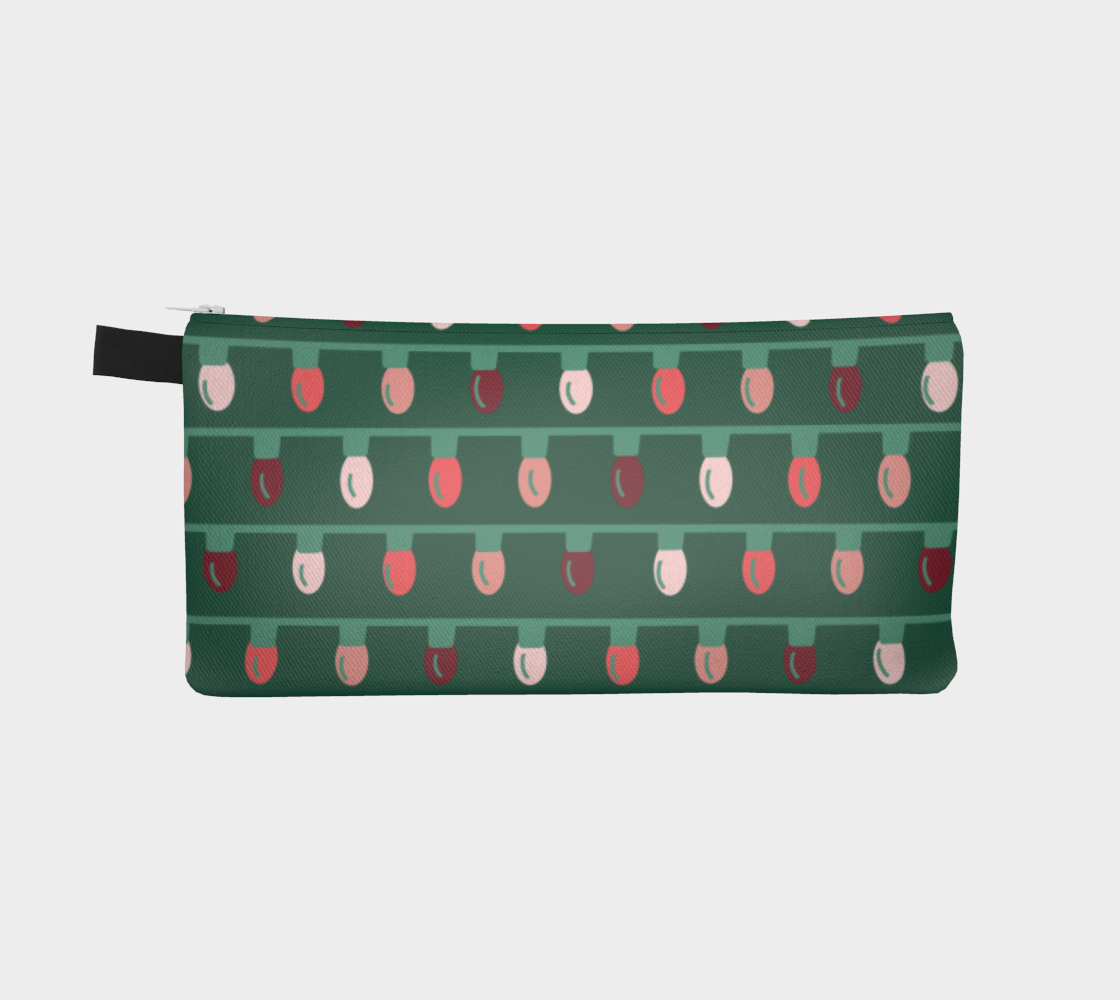 Christmas Lights Pencil Case