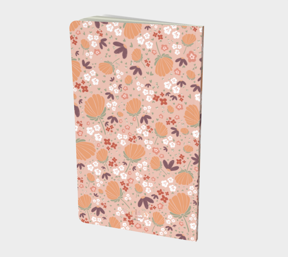 Peach Flower Notebook