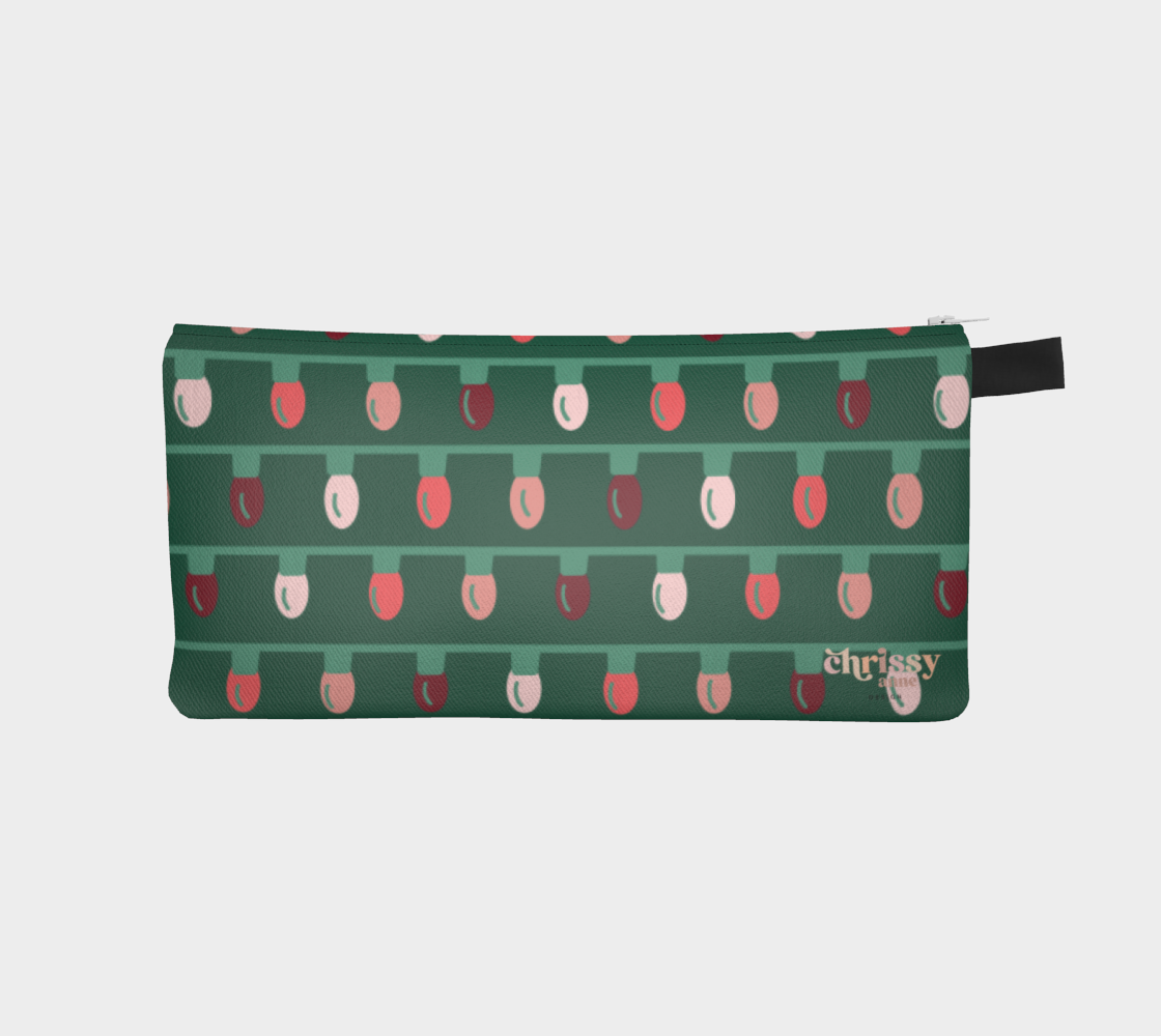 Christmas Lights Pencil Case