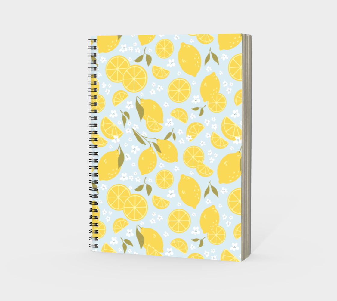 Lemon Spiral Notebook